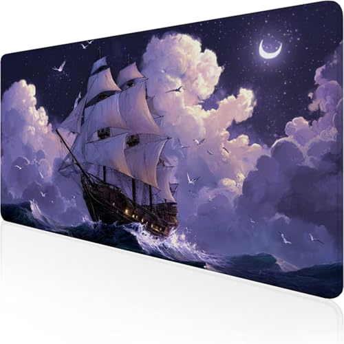 Alfombrilla Ratón XXL 1400x600x3mm, Lavanda Alfombrilla Escritorio velero Mouse Pad Gaming con Impermeable e Antideslizante Almohadilla Teclado, Protector Escritorio Ideal para Oficina Regalos D1-100