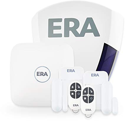 ERA Protect Alert Smart Alarm Kit with Live Siren – Wireless Home Security System with App Control, Motion & Door Sensors – Expandable & Easy to Install