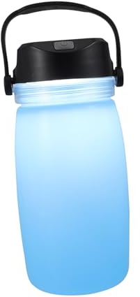 Hervidor de Agua Carga Solar USB Portátil de 730 Ml | Abs y Silicona Alimentaria, Ligero para Camping y Senderismo, Puede Usarse como Luz Nocturna