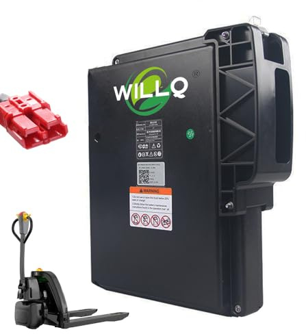 WILLQ Batería de Litio de Repuesto de 24 V y 20 Ah para transpaleta eléctrica de 24 voltios, Kit de Motor para camión de Transporte de montacargas eléctrico F3/F4/F5/EPT15-EZ,F4,24V20Ah