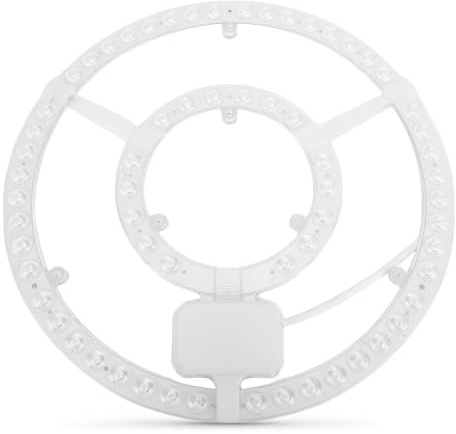 Sxhlseller Modulo Plafoniera LED da 72 W, Pannello Rotondo a Luce Bianca da 12 Pollici per la Sostituzione con Fissaggio Magnetico e Driver IC a Corrente Costante per Illuminazione Uniforme