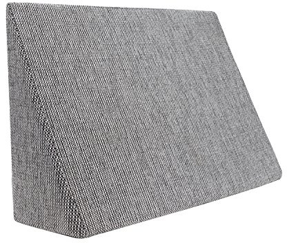 Formalind – Der Fantastische Minikeil 60x40x20cm – Vielseitiges Keilkissen. Lesekissen für Bett & Couch. Komfortable Rückenlehne mit waschbarem Bezug. Formstabiles Reflux Kissen. Schwarzweiß