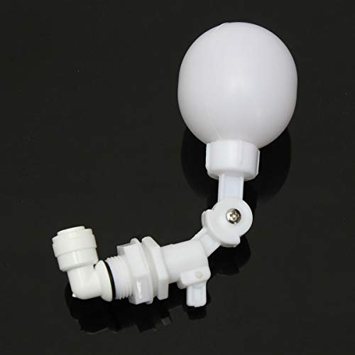 TuToy 3/8 Adjustable Plastic Mini Float Ball Valve Automatic Shut Off For Aquarium Fish Tank Ro Di Reverse Osmosis System