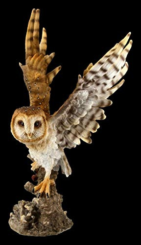 Figuren Shop GmbH Eulen Tier-Figur Eule Große Vogel-Figur, Dekofigur, Dekofigur, Artikel, Statue, Skulptur, Höhe 37,5 cm