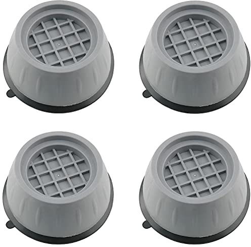 Ruiwaer 4pcs Washing Machine Foot Pads Dryer Refrigerator Base Fixed Non-Slip Pad Rubber Mat Washing Machine Support Dampers Stand Accessories