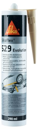 SIKA - Karosserie-Dichtstoff - Sikaflex 529 Evolution - Ocker - 290ml | Ideal für Karosserieabdichtungen - Lösemittelfrei - Elastischer Dichtstoff - Überlackierbar - OEM-zertifiziert