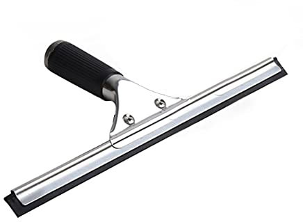 Black 35cm 14in Glass Squeegee for Window Cleaning, All Purpose Home Cleaner Tool for Car Windshield, Mirror, Glass Door (14in/35cm, Black)