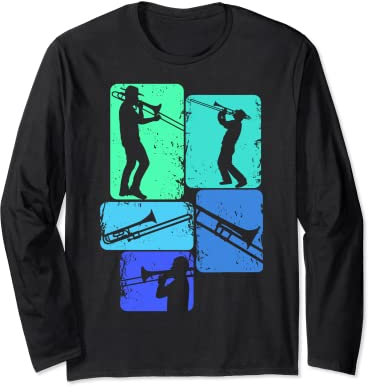 Posaune Posaunist Herren Kind Langarmshirt