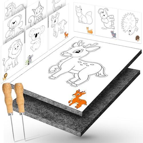 DazSpirit Prickling Needle Set Children from 4 Years, Animal Tingling Set