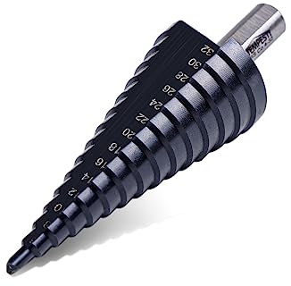 ITEMPESTI M35 cobalt step drill, Ø 4-32mm, TiAlN coated, robust and high temperature resistant, suitable for metal, stainless steel, plastic, wood