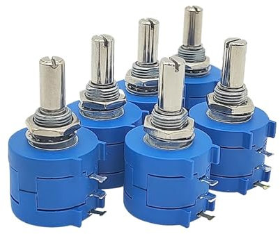3590S Multiturn-Potentiometer 500 1K 2K 5K 10K 20K 50K 100K Ohm Potentiometer Einstellbarer Widerstand 3590 102 202 502 103 (Size : 10K Ohm)