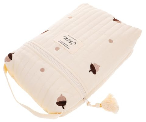 VICASKY Luftentfeuchterbeutel Wickeltasche für Mütter Babywindeltasche aus Baumwollstoff Große Kapazität mit Reißverschluss für Kinderwagen