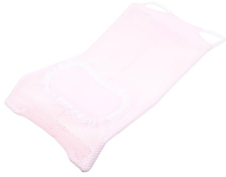Rutschfestes Babybadewannennetz für Neugeborene, Rosa | Pp und Tpe, Stabile Stütze, 3d-auflage, für Badewanne, Passend zu Babys