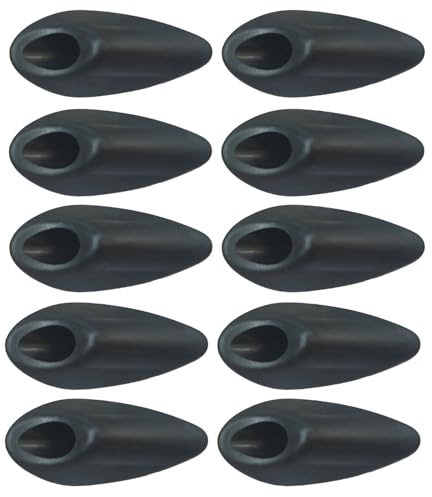 NIHENHAO 10 Stück Fahrrad-Kabelschlauch-Klemmen, Tüllen, Rahmen, Bremskabel, Schnallen, Cliphalter, Loch innen, eingebettet, Schaltwerk