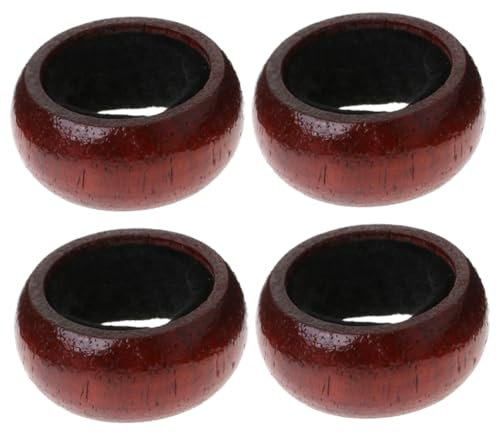 VOSAREA 4pcs Red Wine Spill Prevention Ring Wine Lock Cap Stopper Bottle Collar