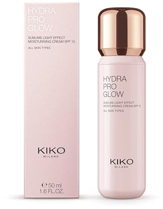 KIKO Milano Hydra Pro Glow | Gesichtscreme | Hyaluronsäure | Niacinamid | 48h Feuchtigkeit | LSF 10