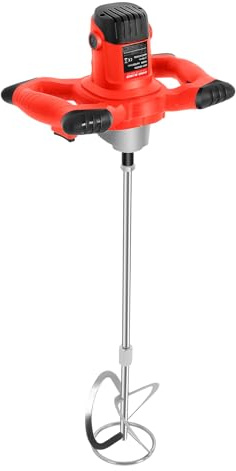 Betonmischer Mörtelrührer Automatischer Rührer 1500 Watt für Beton Zement Farbe Gips Mischmaschine Stark Hand Rührwerk Quirl