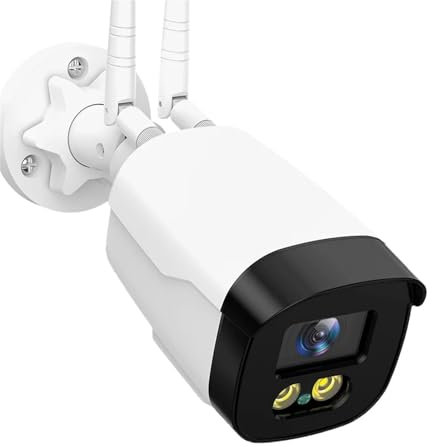 Videocamera Sorveglianza, Telecamera IP da 5MP 1080P HD 4G SIM Card Telecamera Telecamera di sicurezza esterna CCTV Telecamera bullet domestica Audio video sorveglianza P2P per uso esterno e domestico