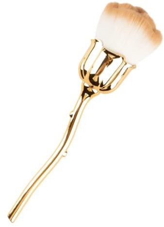 1PC Rose Nail Art Spazzola Polvere Per Manicure Bellezza Pennello Blush Polvere Spazzole Moda Gel Accessori Unghie Strumenti Materiale Morbido (B)