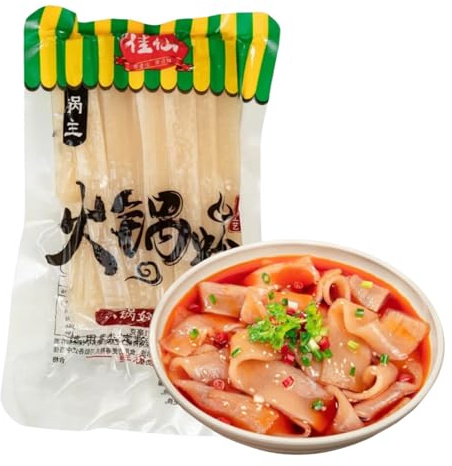 WSYLS-Autentici noodles cinesi larghi 100 g*1, noodles larghi salutari non fritti | comodità immediata | Sapore asiatico