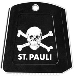 FC St. Pauli Eiskratzer Totenkopf - 12 x 12 cm