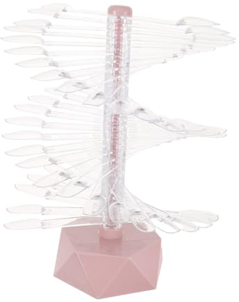 Gatuida Expositor de Arte de Uñas Tabla de Colores Espiral para Esmaltes Postizos Soporte de Exhibición de Muestras de Uñas para Salón de Manicura y Práctica de Pintauñas