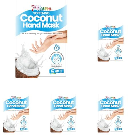 Feuchtigkeitsspendende Handmaske von Coconut 7th HEAVEN (Packung mit 5)