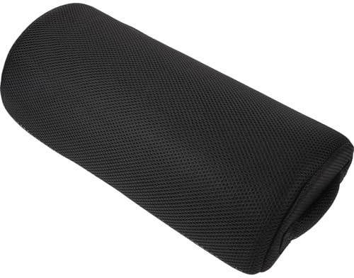COHEALI Reposapiés Ergonómico Negro de Malla Transpirable, Cojín para Oficina Alta Resiliencia, Soporte Cómodo para Piernas Elevadas y Alivio de Fatiga, Adecuado para Escritorio y Hogar