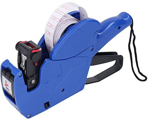 Stylebest Price Labeling Machine 8 Digit Easy to Use Portable Price Labeling Device for Stores and Warehouses in ABS Material (Blue)