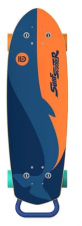 MFMEXUL Kinder Sportgerät Surfskateboard Longboard Skateboard Rollerbrett mit Deck Und Griffen Stabile Steuerung Und Leichtes Schieben Ahorn Und Aluminium für Spielplatz Park Schulweg
