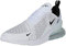 Nike Herren Air Max 270 Sneaker, White/Black-White, 44.5 EU