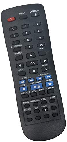 ALLIMITY N2QAYA000015 Télécommande Remplacer pour Panasonic DVD Player DVD-S38 DVD-S48 DVD-S58 DVD-S68 DVD-S485 DVD-S500 DVD-S700