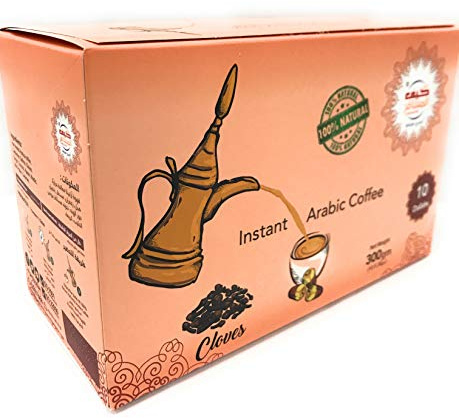 Kif Almosafer Café arabe instantané saveur cardamome 300 g (10 x 30 g) (clou de girofle)