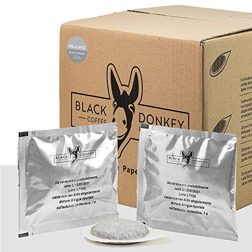 Black Donkey - 50 ESE Coffee Paper Pods 44mm | DELICATO ARABICA
