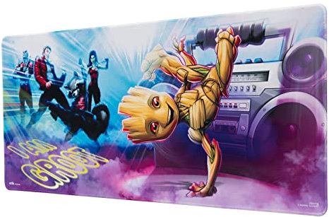 Tapis de Souris XXL Marvel, Groot - Tapis de Bureau 80 x 35 cm, sous Licence Officielle Les Gardiens de la Galaxie | sous Main Bureau, Accessoire pour PC, Tapis de Souris Gamer
