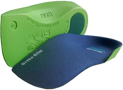 OR8 Wellness Narrow 3/4 Length Orthotic Insoles. High Performance. Comfort Fit. Weak & Fallen Arches. Flat Feet & Plantar Fasciitis. Arch Support (XL 11-12.5 Green)