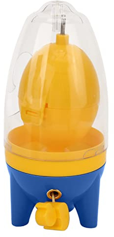 Egg Spinner, Hand Powered Egg White and Yolk Spin Mixer Portable Golden Egg Maker Manual Golden Egg Shakers Egg Homogenizer Egg Scrambler for Golden Egg Making(Blue)