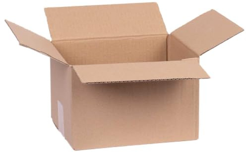 smiley pack Faltkartons 220 x 180 x 140 mm braun – 200 Stück | Versandkarton Verpackungskartons aus Wellpappe 1 wellig – 22 x 18 x 14 cm – Karton Pappkarton Versandbox Paket Päckchen