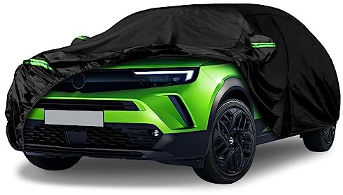 Auto Abdeckplane Wasserdicht Autoabdeckung Ersatz für 2012-2025 Opel Mokka SUV, Vollgarage Autoplane Outdoor Abdeckung Auto Garage für Regen Sonne Staub Schnee Schutz