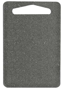 Plastic Chopping Board Marble Style Lightweight Stain Resistant Multipurpose Chopping Board for Cutting Fruits Meat Vegetables and Salad (16 x 25.5 cm)