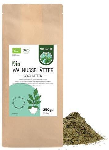Alpi Nature Walnussblättertee BIO 250g, Walnussblätter geschnitten, Walnussblätter Tee lose