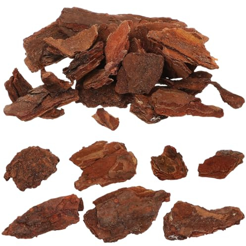 CAXUSD Tree Bark Pieces for Model Making Materials Scene Creation Set for DIY Table Materials Miniature Nature Decor for Landscaping Hobbies and Model Trains Accessories