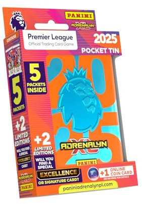 Panini Premier League 2024/25 Adrenalyn XL Pocket Tin, Mixed