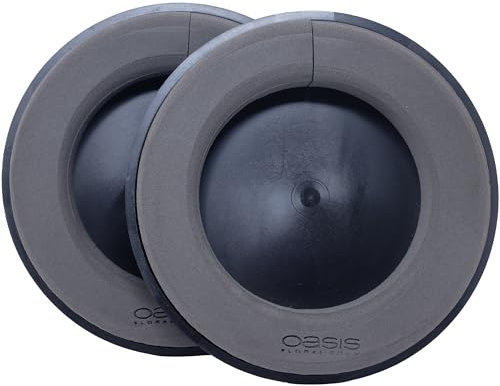 Flowerbox Oasis Steckschaum Black IDEAL Design Ring Ø30cm Steckmasse Steckschwamm - 2 Stück