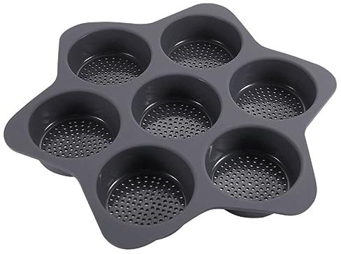 Cabilock Molde De Silicona Para Hamburguesas y Pasteles Resistente Altas Temperaturas Molde Práctico Para Hornear Casa