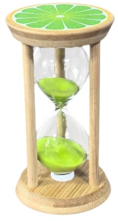 Colcolo Sanduhr, kleine Sanduhr, 30 Minuten, Heimdekoration, multifunktionales Schreibtischspielzeug, Desktop-Sanduhr, Zeitschaltuhr für Küche und Büro, GrÜn