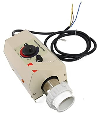 3KW Electric Pool Heater Small Bathtub Thermostat Automatic Thermostat for SPA Hot Tub Pool Equipment,Good Thermal Conductivity