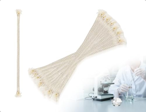 SAHONFEN Set di 20 Stoppini per Lampade a Olio, Stoppini in Cotone per Lampade a Olio, Utilizzati per Torce, Bruciatori di Candele ad Alcool, Creazione di Candele Fai da Te