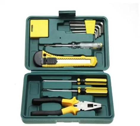 Home Repair Toolkit 11 Pcs Set DIY Manual Combination Automobile Emergency Maintenance Household Tools Kit