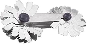 TAKPART 52 pezzi calibro per filettatura, calibro per filettatura, calibro 0,25 – 6 mm, per filettatura filettatura